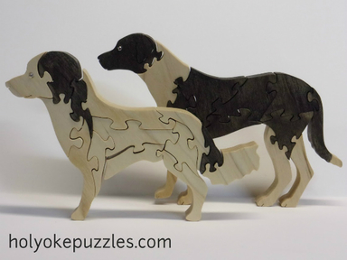 Custom dog puzzles